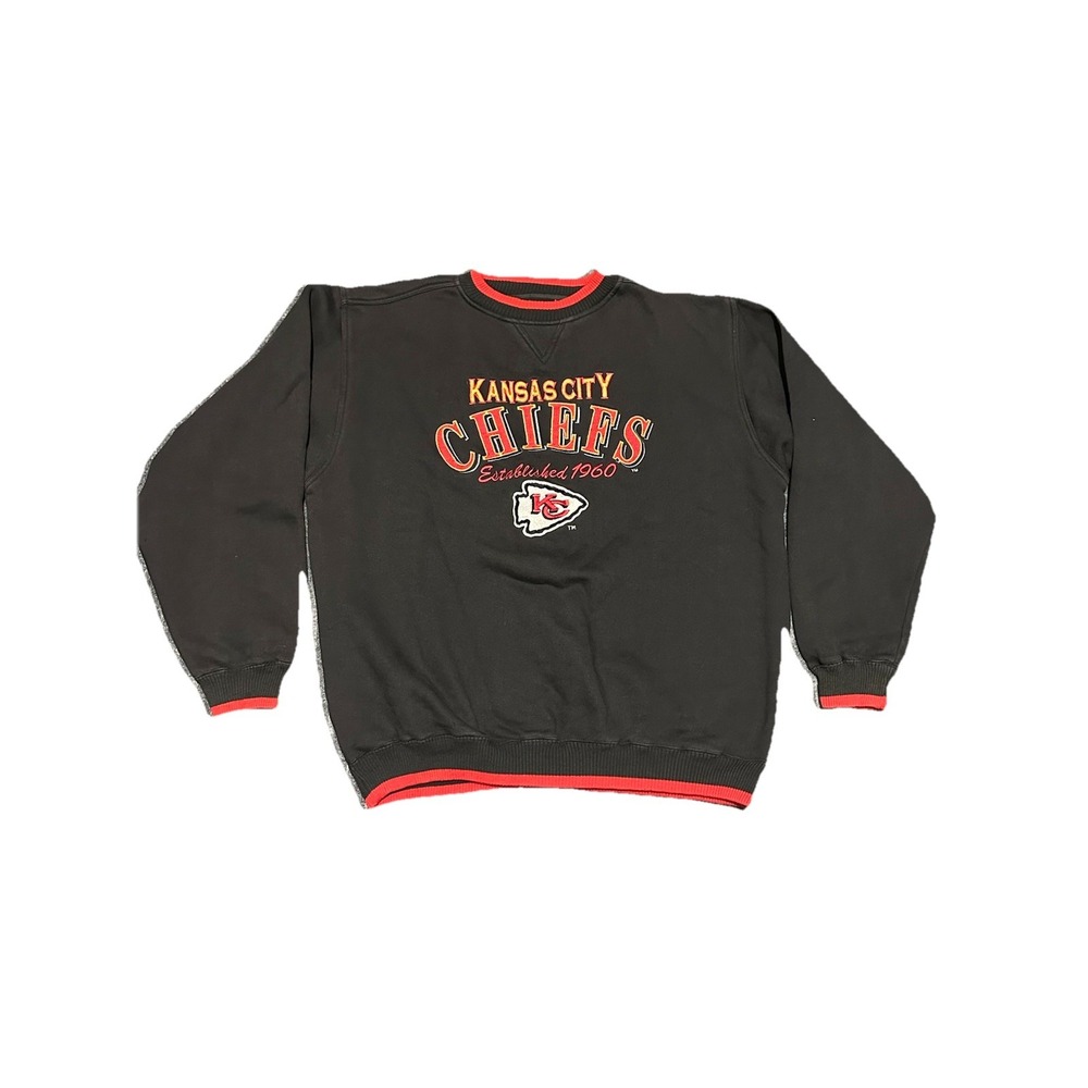 Vintage Logo Athletic‎ Kanas City Chiefs Crewneck Sweatshirt XL